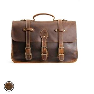 BNNU Portland Leather XL Messenger Bag